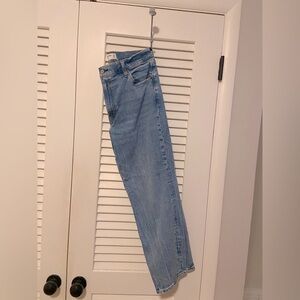 Abercrombie & Fitch Mom High Rise Blue Denim Jeans